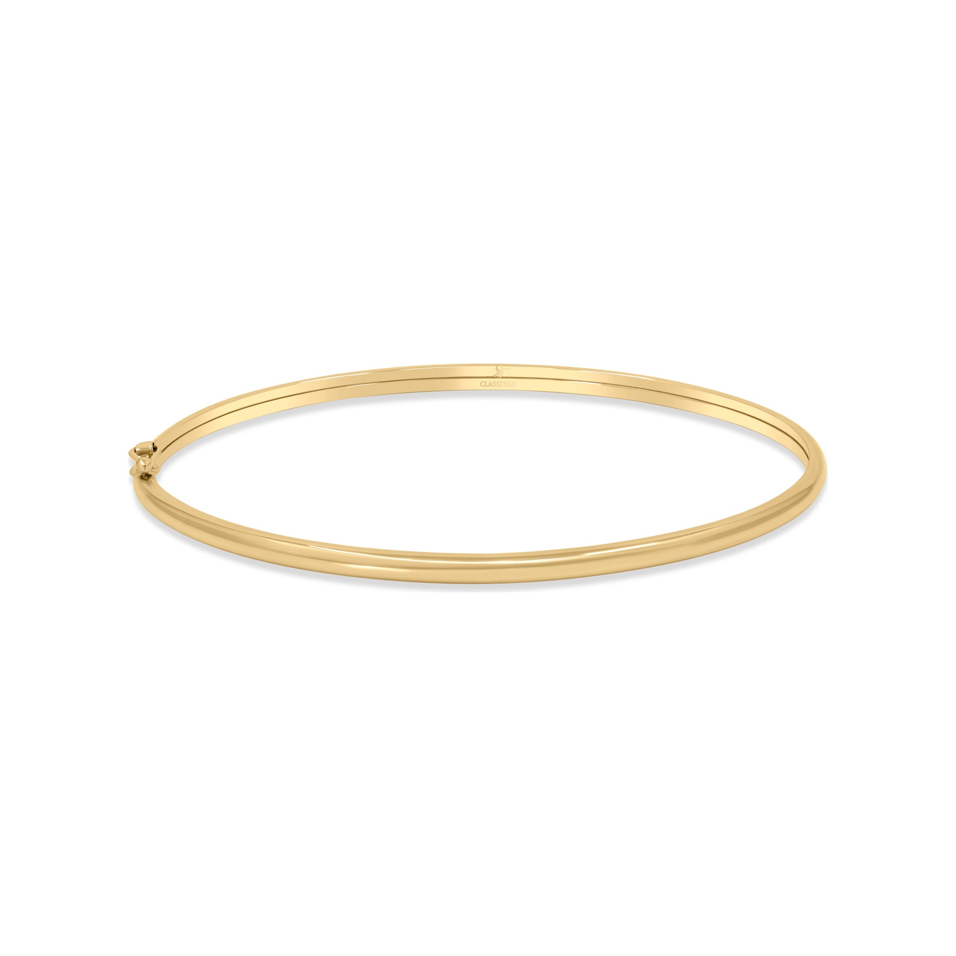 Classiyah Effortless Elegance Bangle in 18K gold