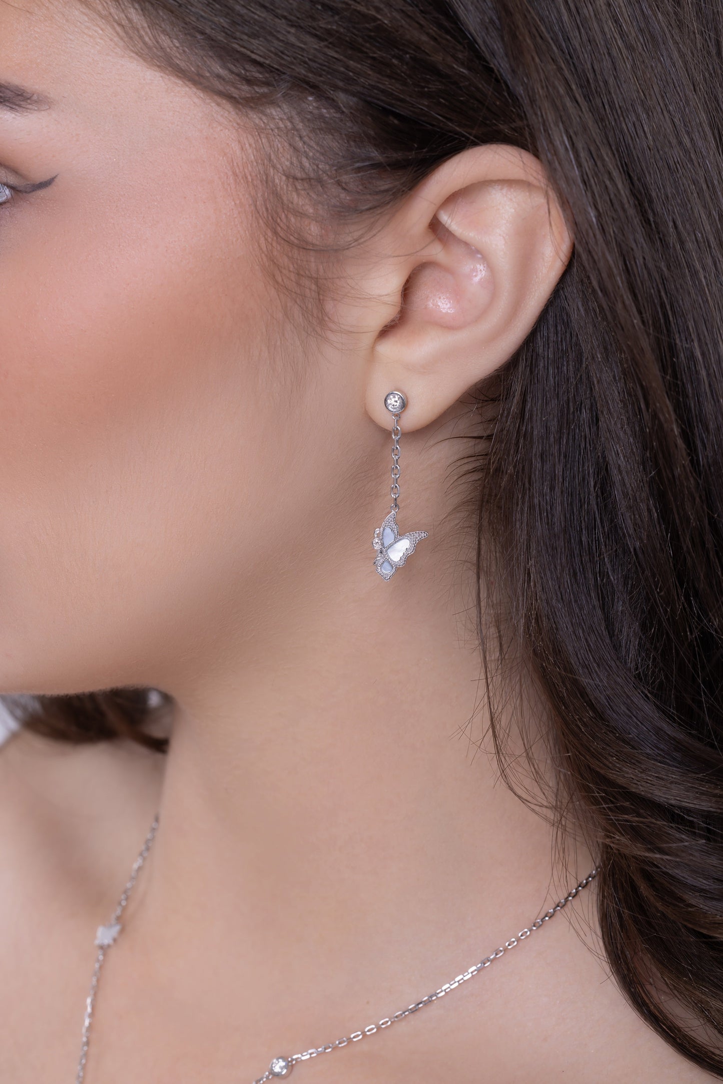 Classiyah Lumina Flutter Earrings worn