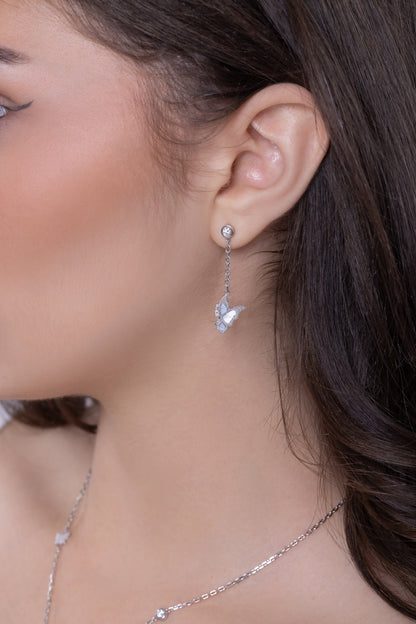 Classiyah Lumina Flutter Earrings worn