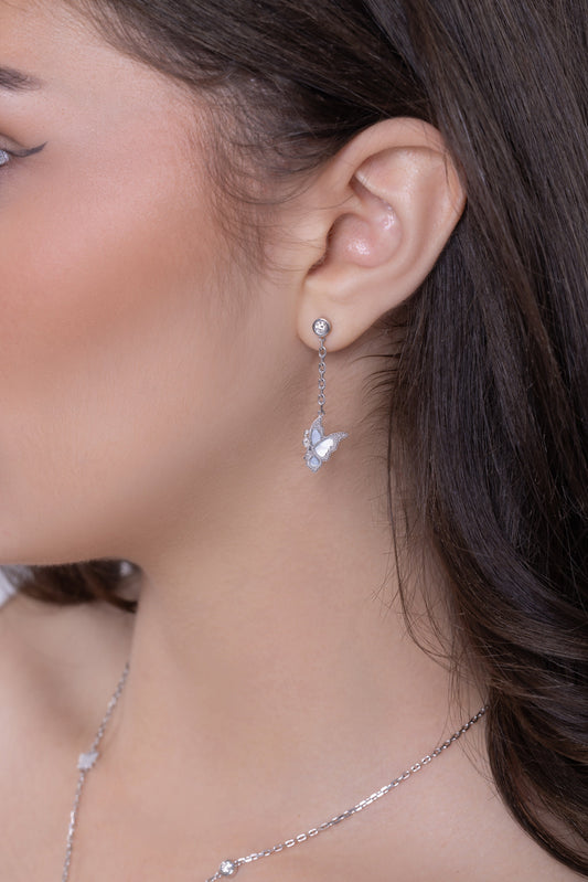 Classiyah Lumina Flutter Earrings worn
