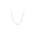 Classiyah Ocean Pearl Glow Necklace in 18K gold with mother-of-pearl