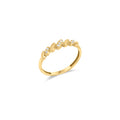 Classiyah Radiance Solitaire Ring in 18K gold with diamonds