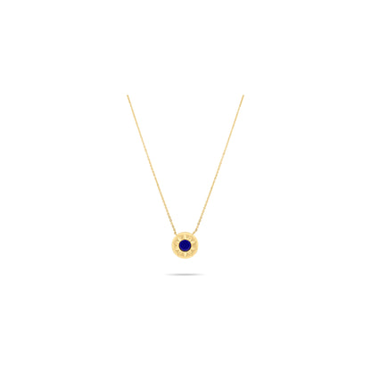 Classiyah Sunlit Lapis Pendant in 18K gold with lapis lazuli