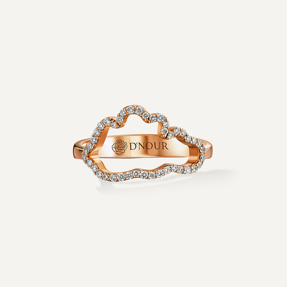 D’NOUR Cloud Love Diamond Line Ring product view