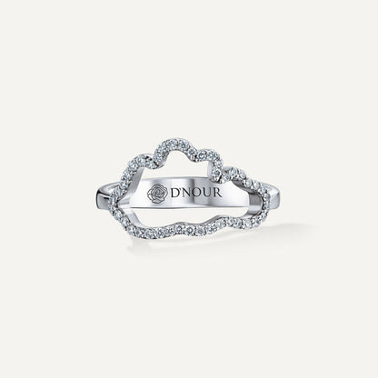 D’NOUR Cloud Love Diamond Line Ring product view