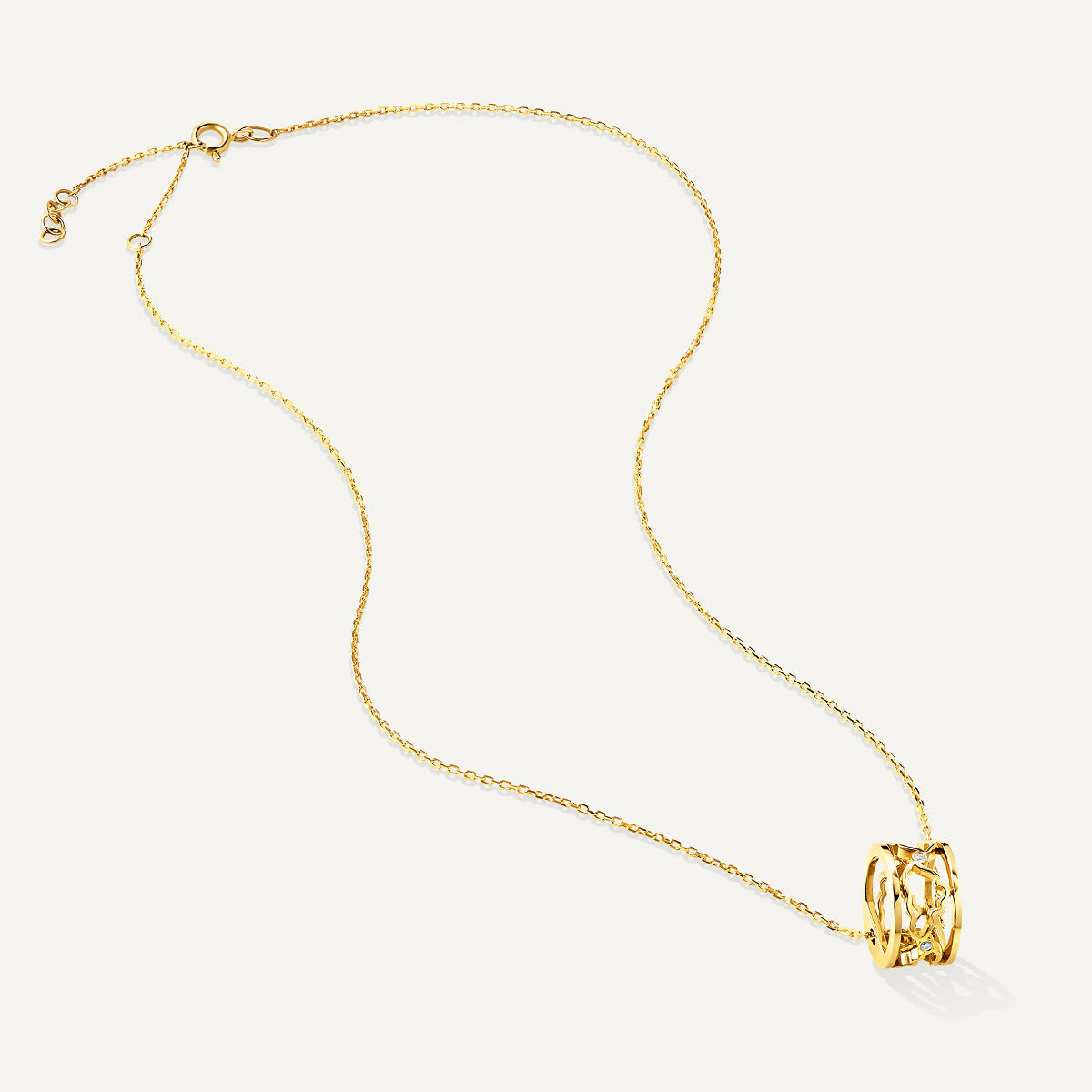 D’NOUR Cloud Love Gold Band Pendant product view