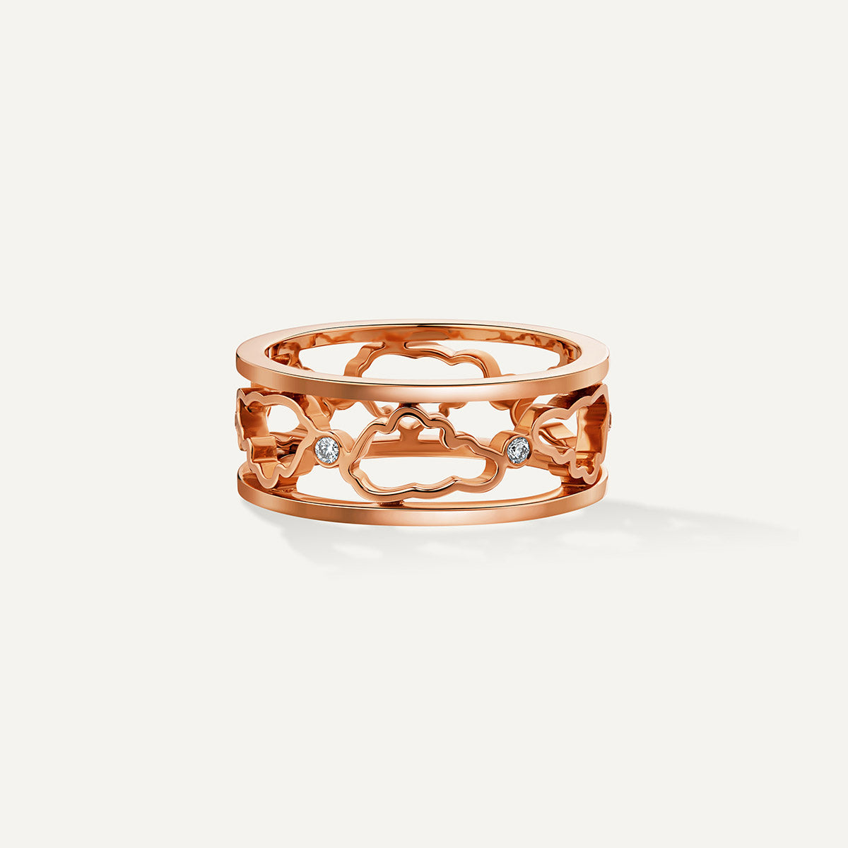 D’NOUR Cloud Love Gold Band Ring product view