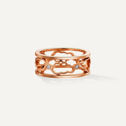 D’NOUR Cloud Love Gold Band Ring product view