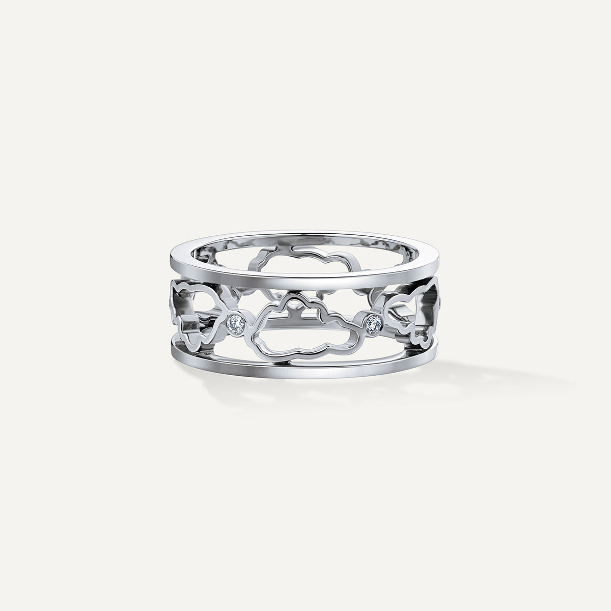 D’NOUR Cloud Love Gold Band Ring product view
