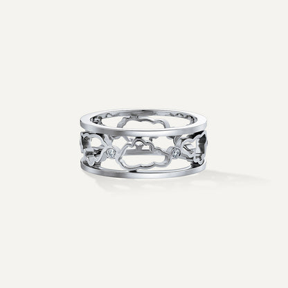 D’NOUR Cloud Love Gold Band Ring product view