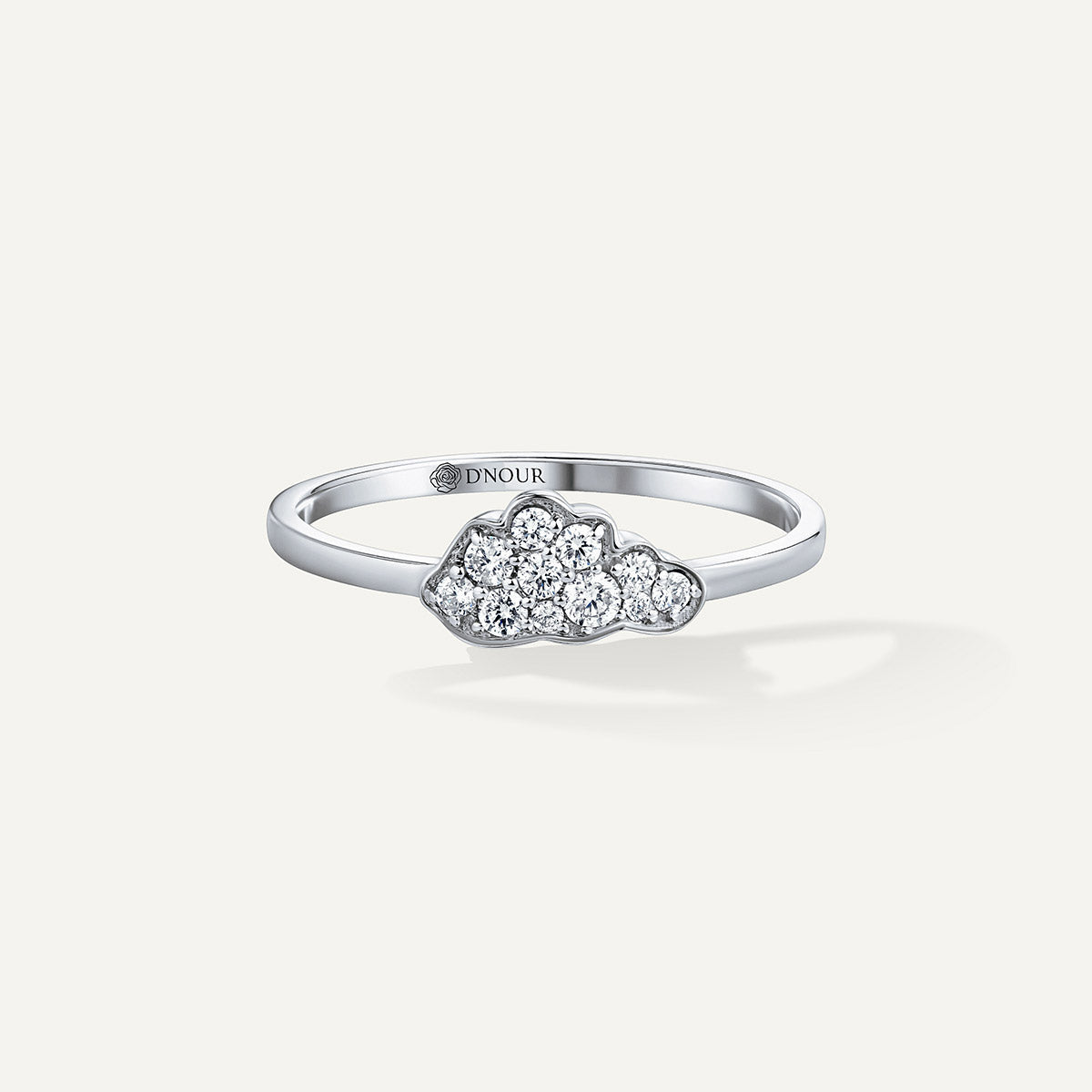 D’NOUR Cloud Love Mini Diamond Ring product view
