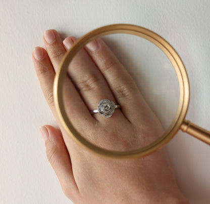 D’NOUR Rose Thank You Full Diamond Mini Ring lifestyle image