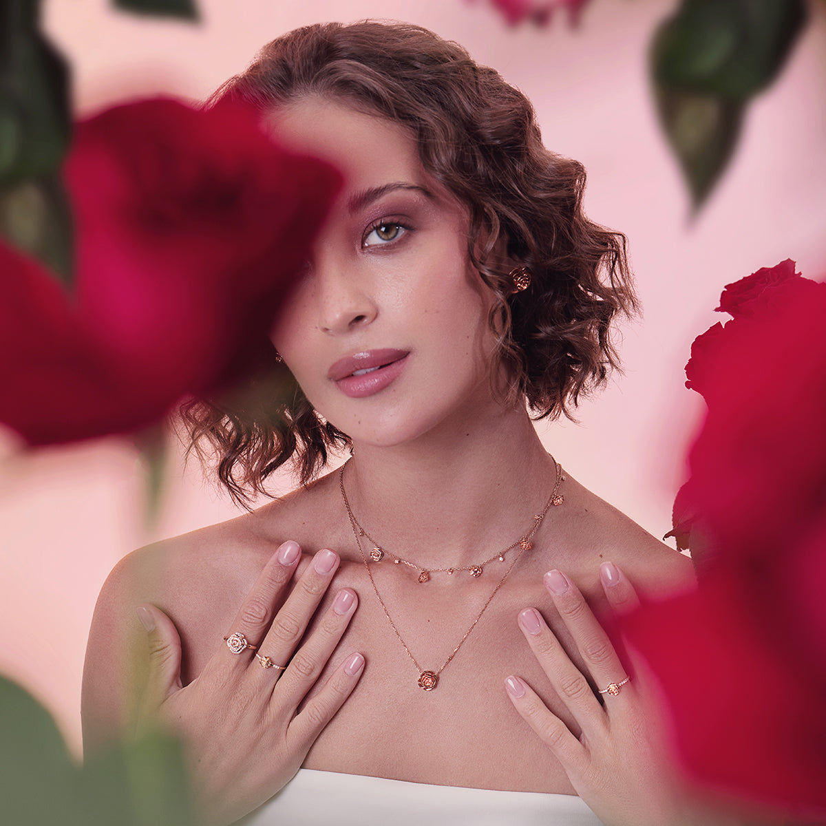 D'NOUR Rose Thank You Full Diamond Ring