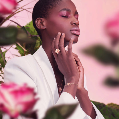 D'NOUR Rose Thank You Full Diamond Ring