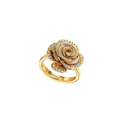 Rose Thank You Full Diamond Ring