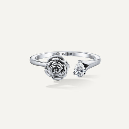 D'NOUR Rose Thank You Full Pear Diamond Ring
