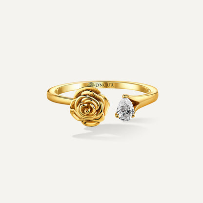 D'NOUR Rose Thank You Full Pear Diamond Ring