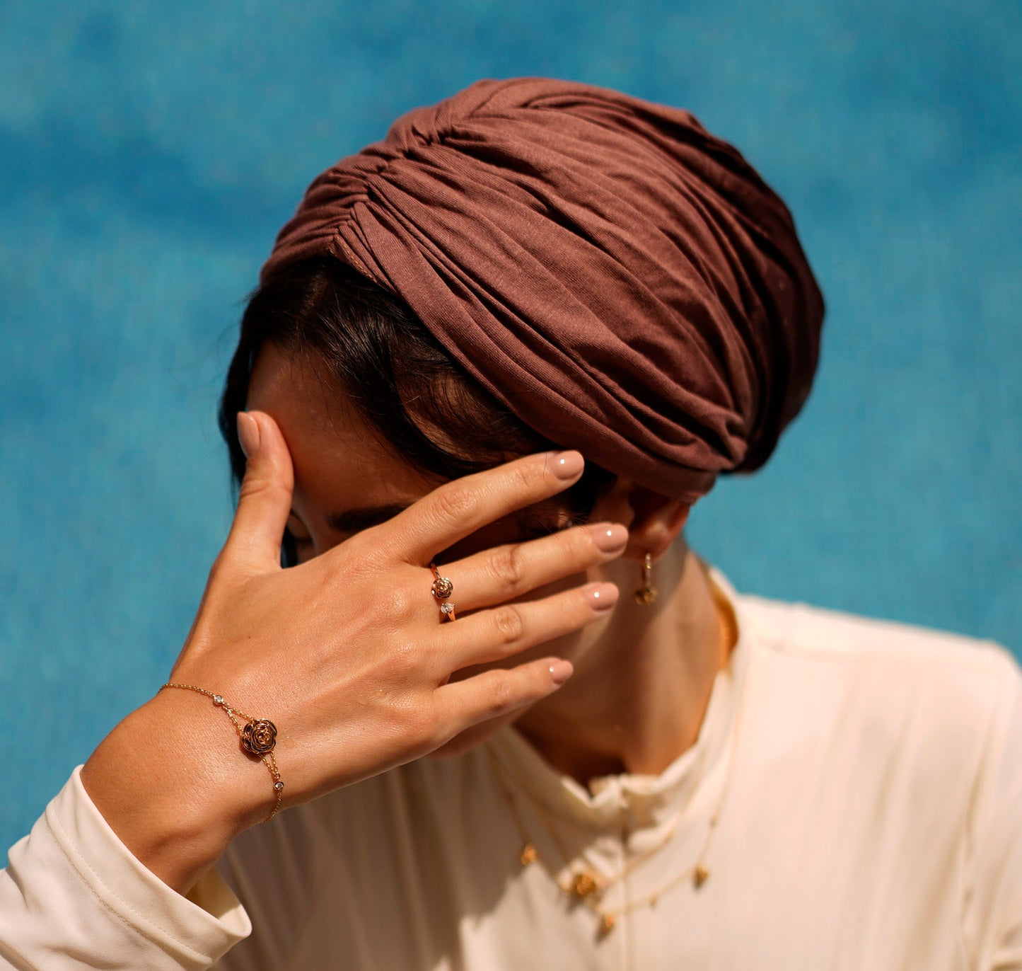 D’NOUR Rose Thank You Full Pear Diamond Ring lifestyle image