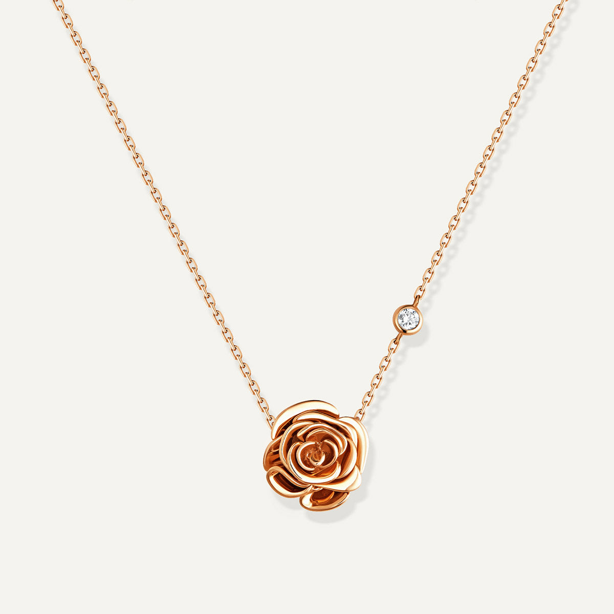 D'NOUR Rose Thank You Gold Mini Pendant