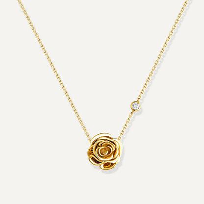 D'NOUR Rose Thank You Gold Mini Pendant