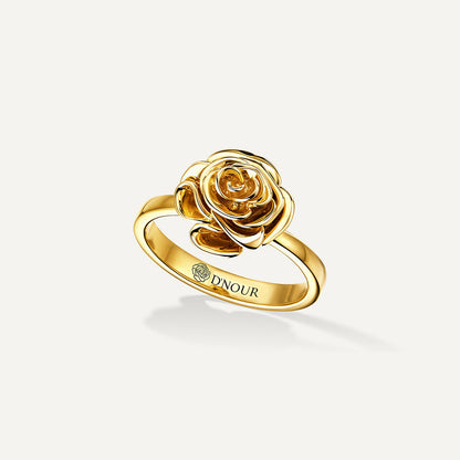 D'NOUR Rose Thank You Gold Mini Ring