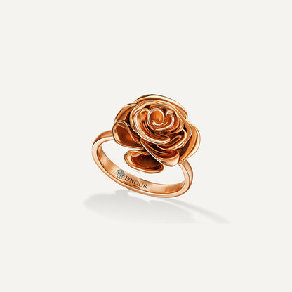 D'NOUR Rose Thank You Gold Ring