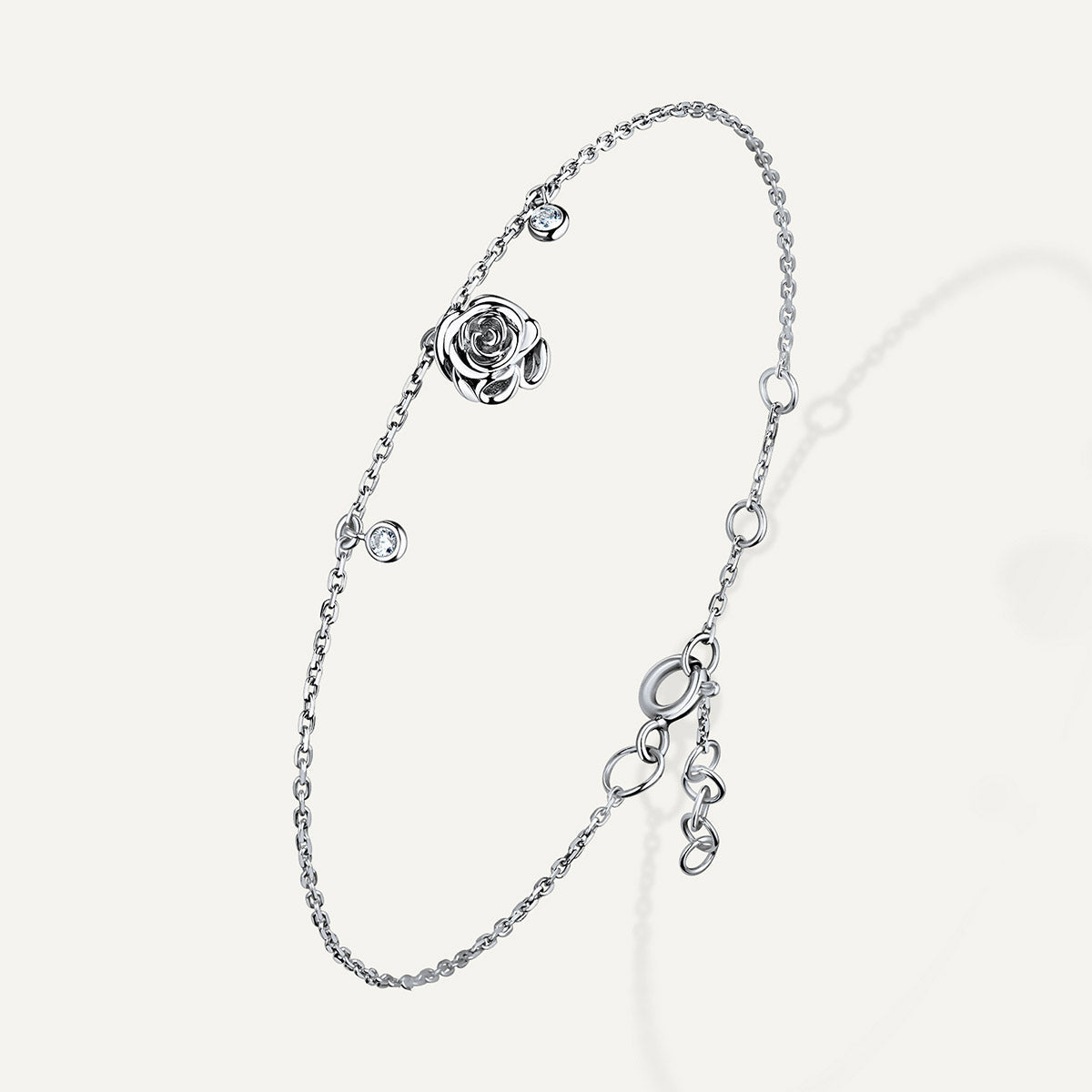 D'NOUR Rose Thank You Mini Diamond Bracelet