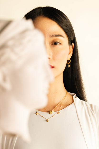 D'NOUR Rose Thank You Pear Diamond Pendant lifestyle image