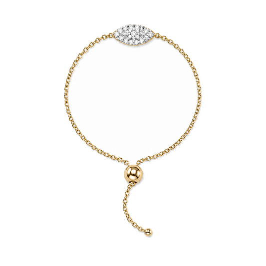 D by DONYDO Align Marquise Diamond Ring in 18K yellow gold