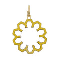 Aura Shine Pendant 30 mm by Donydo – Yellow Gold Enamel face
