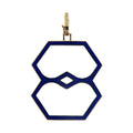 Aura Vision Pendant 30 mm by Donydo – Yellow Gold Enamel face