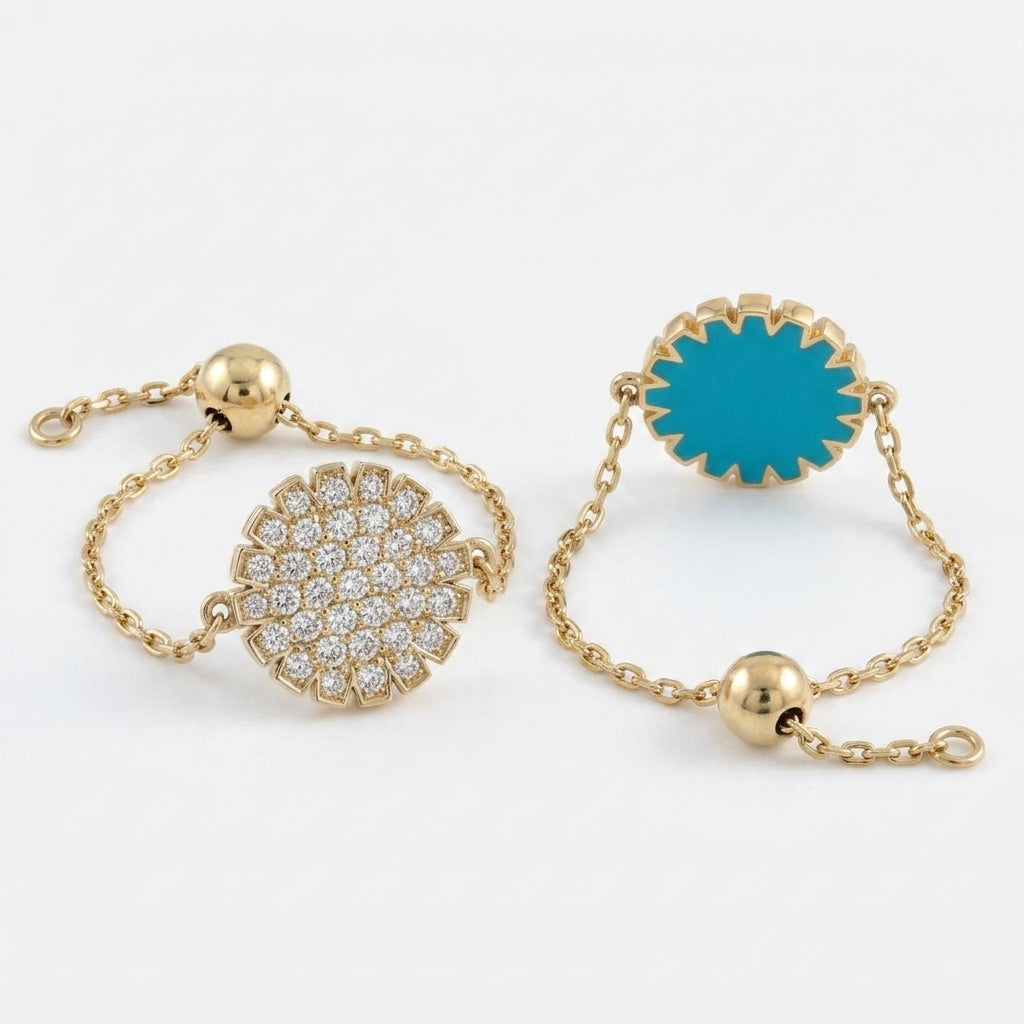 AuraAlign Clarity Ring – Diamond & Enamel by Donydo – product image 3