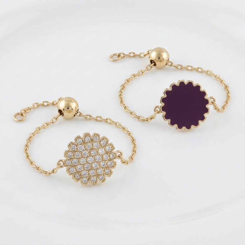 AuraAlign Pure Ring – Diamond & Enamel by Donydo – product image 2