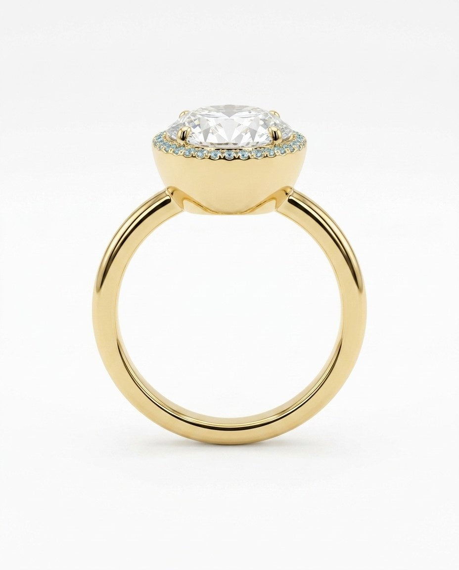 Core Ring – 4 ct Lab-Grown Diamond Halo by Donydo – product image 2