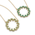 Marea Grace Necklace – Tzavorite & 18K Gold by Donydo – product image 2