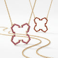Marea Grounded Necklace – Ruby & 18K Gold by Donydo – product image 2