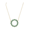 Marea Grace Necklace by Donydo – Yellow Gold Enamel face
