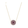 Marea Pure Necklace by Donydo – Yellow Gold Enamel face