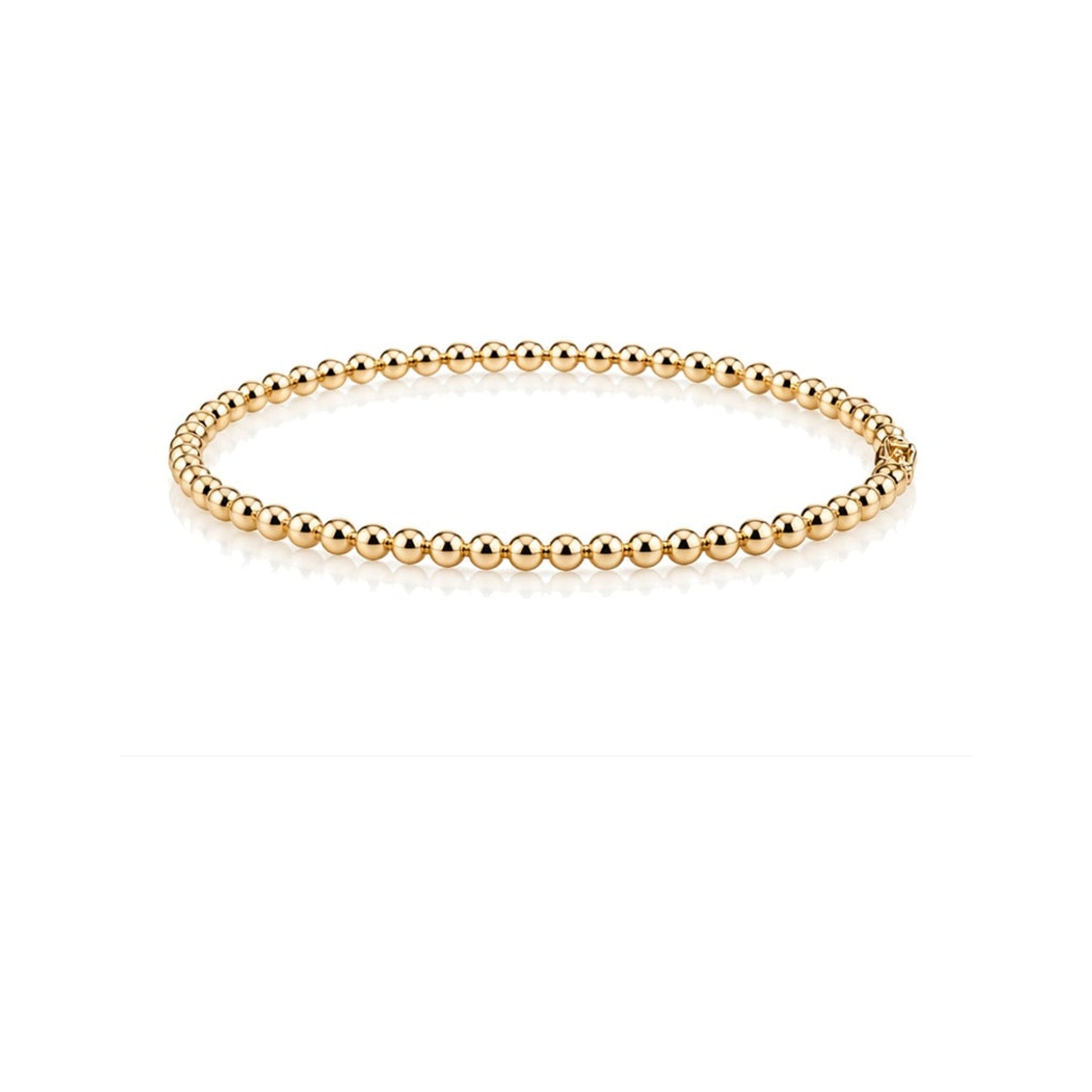 Gaia Gold Gaia Ball Bracelet in 18K gold, front angle