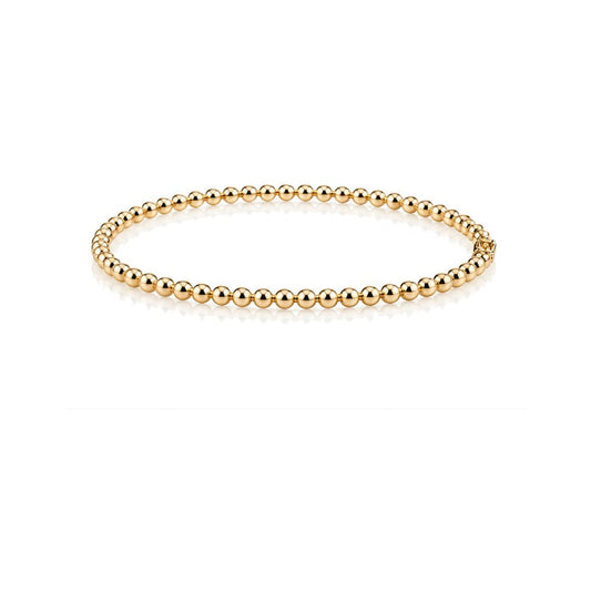 Gaia Gold Gaia Ball Bracelet in 18K gold, front angle
