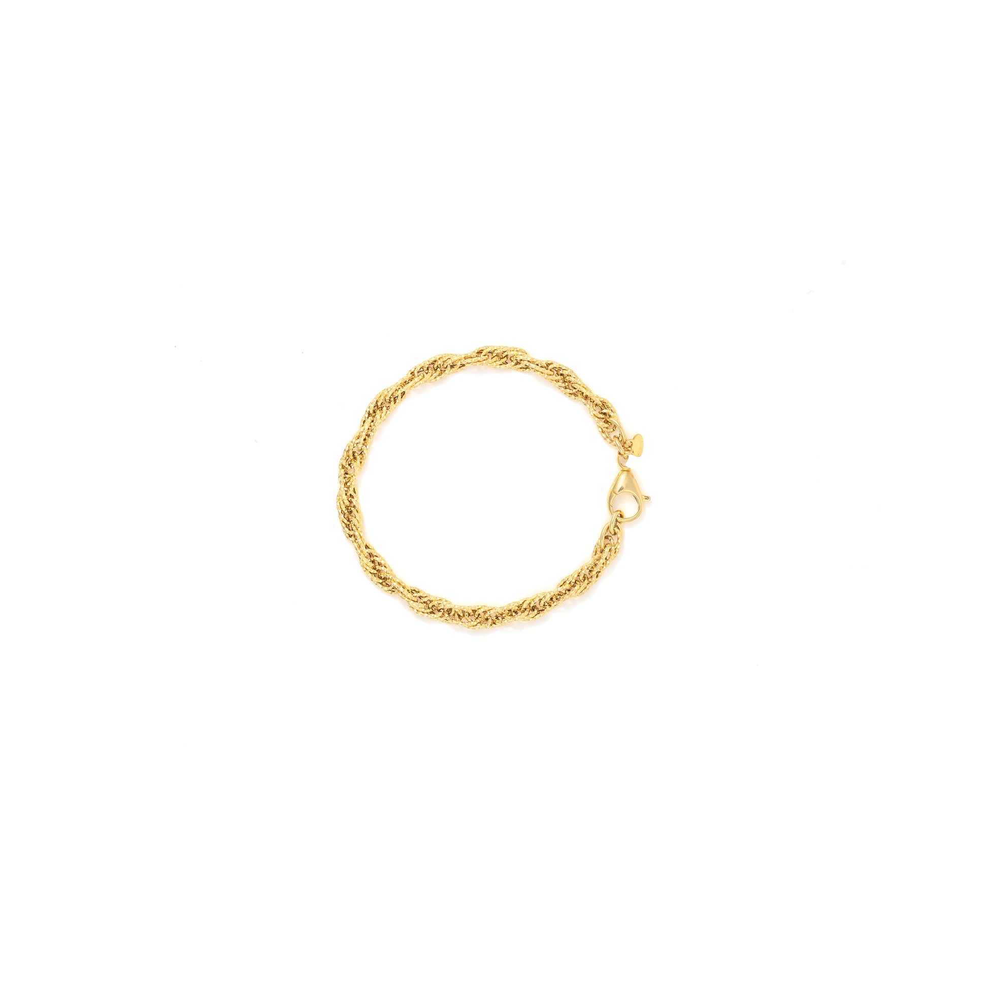 Gaia Gold Gold Rope Bracelet in 18K yellow gold
