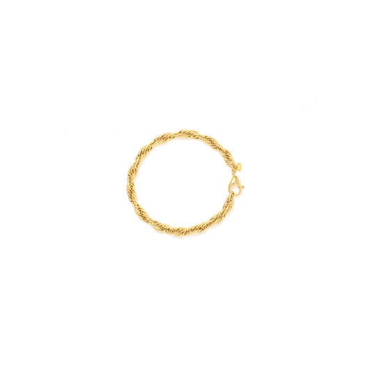 Gaia Gold Gold Rope Bracelet in 18K yellow gold