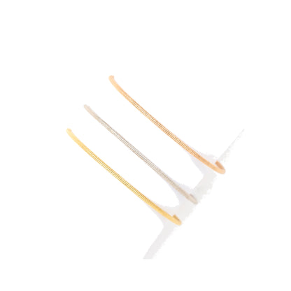 Gaia Gold Stackables Tri-color Bracelets in 18K yellow, white and rose gold