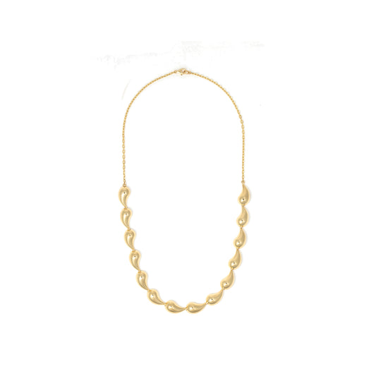 Gaia Gold Teardrop Necklace in 18K yellow gold