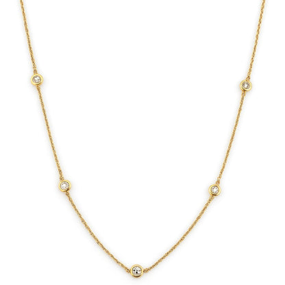 Halo Diamond Necklace