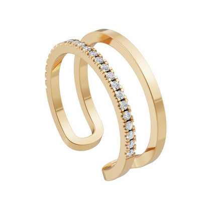Half Eternity and Gold Band