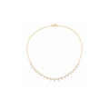 18K yellow-gold Long Stardust Necklace with lab-grown diamonds