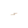 Rulla Jewelry Lightning Bolt in 18K rose gold with natural diamonds