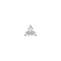 Rulla Jewelry Trinity in 18K white gold with natural diamonds