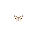 Rulla Jewelry Butterfly in 18K rose gold with natural diamonds